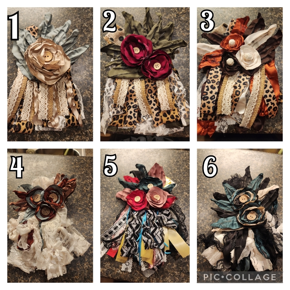 Flower pins